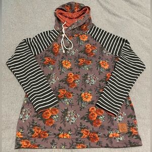 Ampersand Double Hoodie Sweatshirt